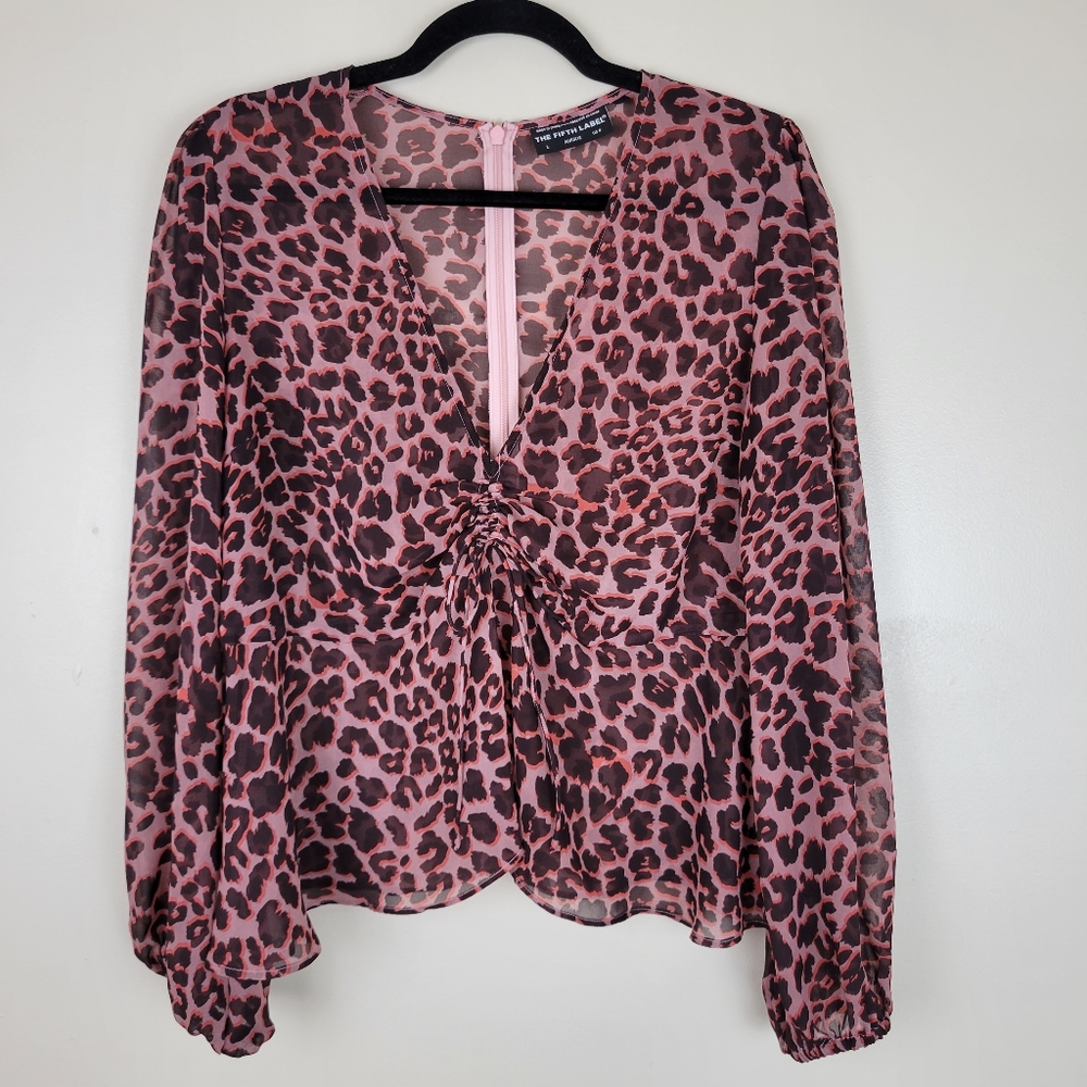The Fifth Lable Leopard Blouse